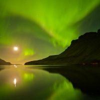 The Northern lights.